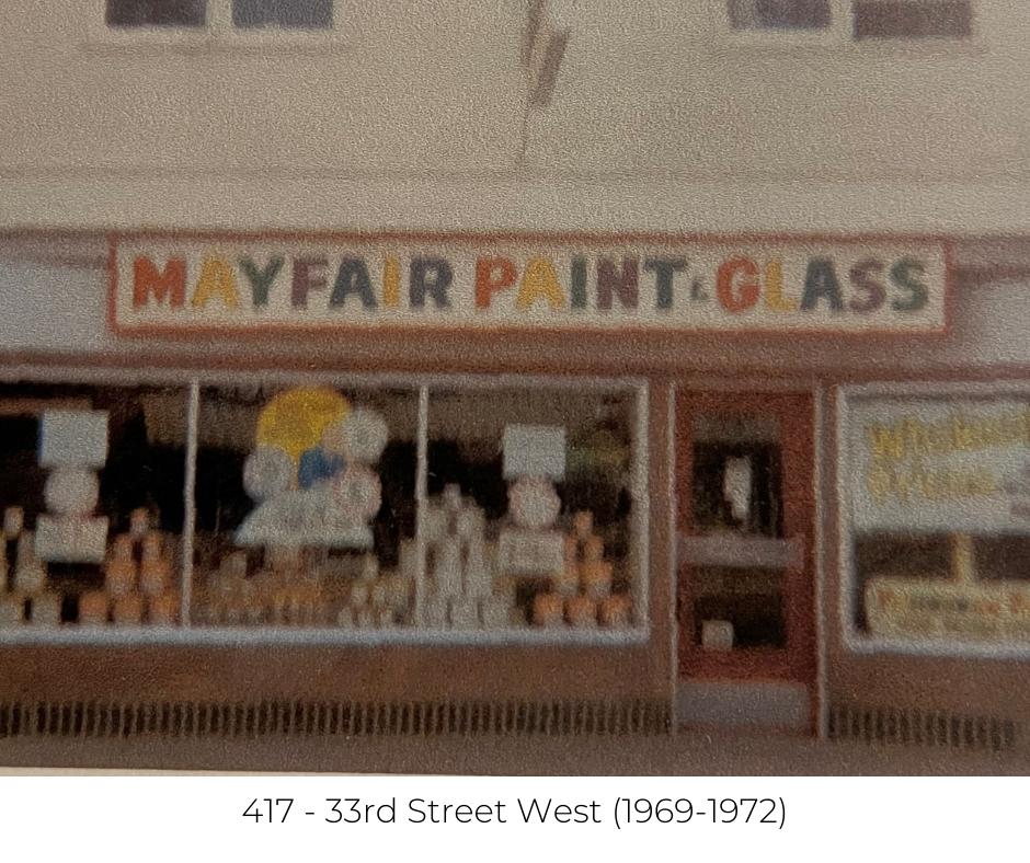 Mayfair Glass & Paint 1969 - 1972