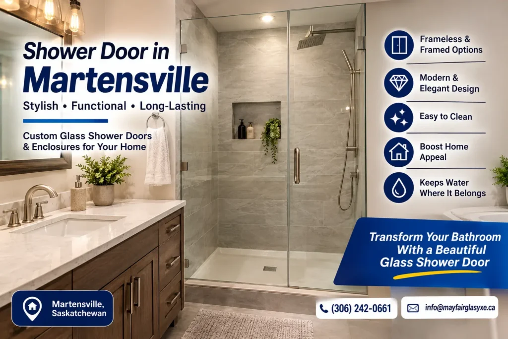 Shower Door in Martensville